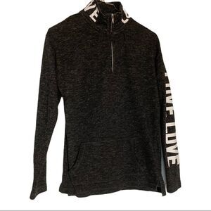 LOVE 7, Sweatshirt, Black marbled,Size S,